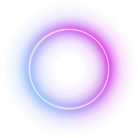 Futuristic Neon Circle