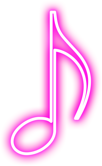 Neon Music Symbol